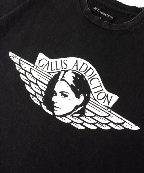 GALLIS ADDICTION（ガリスアディクション）の「GA PIGMENT-DAMAGE  TEE（Tシャツ/カットソー・メンズ・レッド/チャコール/ブラック・M/L）」の11枚目の写真