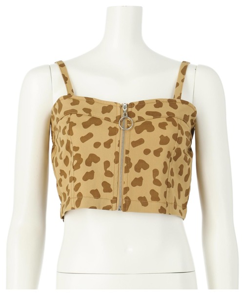 ANAP GｉRL（アナップガール）の「バックスピンドルビスチェ（キャミソール・キッズ・ライトブルー/ベージュ・XS/S/M）」の16枚目の写真