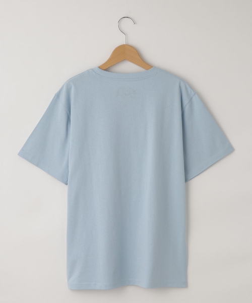 &Bridge(アンドブリッジ)の「SALTS(ソルツ) おじさん刺しゅうTシャツ(Tシャツ/カットソー・メンズ・ターコイズブルー系・02/03)」の4枚目の写真