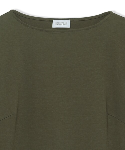MACKINTOSH PHILOSOPHY（ﾏｯｷﾝﾄｯｼｭ ﾌｨﾛｿﾌｨｰ）の「フレンチスリーブジャージーワンピース（ワンピース・レディース・ダークネイビー/カーキ・38）」の8枚目の写真