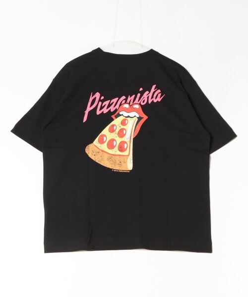 PIZZANISTA!(ピッザニスタ)の「【ムラサキスポーツ限定】PIZZANISTA/ピッザニスタ オーバーサイズTシャツ PNTL242-01(Tシャツ/カットソー・レディース・ホワイト/ブラック・L/M)」の13枚目の写真