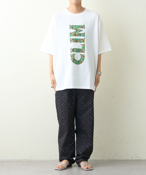 Franklin Climbing（フランクリンクライミング）の「【Franklin Climbing】CLIMカモフラ柄ロゴプリントTee（Tシャツ/カットソー・メンズ・チャコールグレー/ホワイト/ライトグレー・MEDIUM/LARGE）」の21枚目の写真