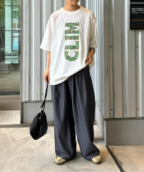 Franklin Climbing（フランクリンクライミング）の「【Franklin Climbing】CLIMカモフラ柄ロゴプリントTee（Tシャツ/カットソー・メンズ・チャコールグレー/ホワイト/ライトグレー・MEDIUM/LARGE）」の9枚目の写真