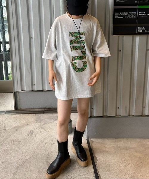 Franklin Climbing（フランクリンクライミング）の「【Franklin Climbing】CLIMカモフラ柄ロゴプリントTee（Tシャツ/カットソー・メンズ・チャコールグレー/ホワイト/ライトグレー・MEDIUM/LARGE）」の19枚目の写真