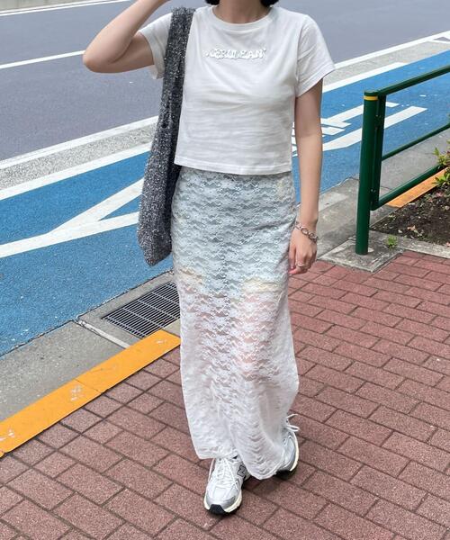 dispark（ディスパーク）の「DISPARK/シルバー3DプリントT（Tシャツ/カットソー・レディース・ホワイト/ブラック・FREE）」の13枚目の写真