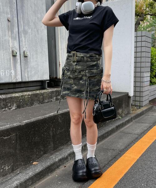 dispark（ディスパーク）の「DISPARK/シルバー3DプリントT（Tシャツ/カットソー・レディース・ホワイト/ブラック・FREE）」の16枚目の写真