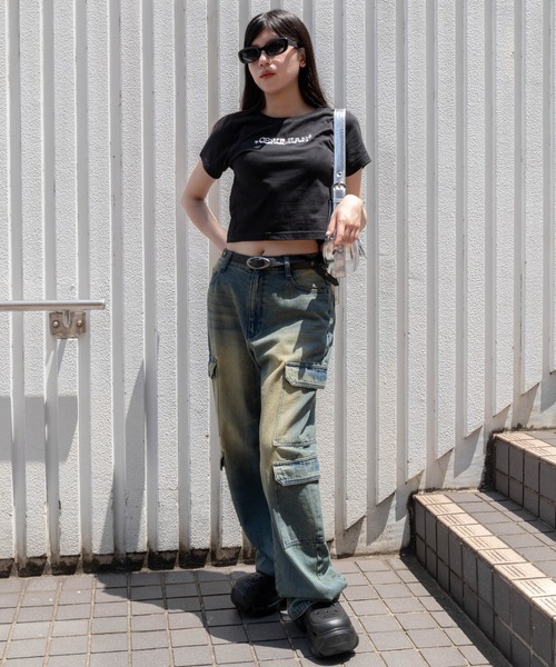 dispark（ディスパーク）の「DISPARK/シルバー3DプリントT（Tシャツ/カットソー・レディース・ホワイト/ブラック・FREE）」の20枚目の写真