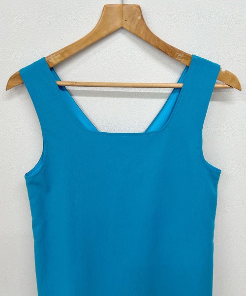 Futier land(フューティアランド)の「前後2wayマキシワンピース(ワンピース・レディース・グレー/ブルー/ブラック/グレイッシュベージュ・MEDIUM/LARGE)」の8枚目の写真