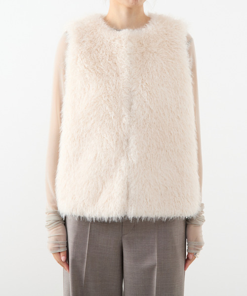 martinique フェイクファーベスト martinique（マルティニーク）の「フェイクファーベスト（ベスト