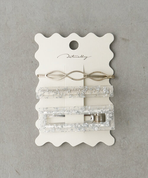 BIRTHDAY BAR（バースデイバー）の「ホイルリーフヘアピンセット（ヘアバンド・レディース・ゴールド/シルバー・0）」の11枚目の写真