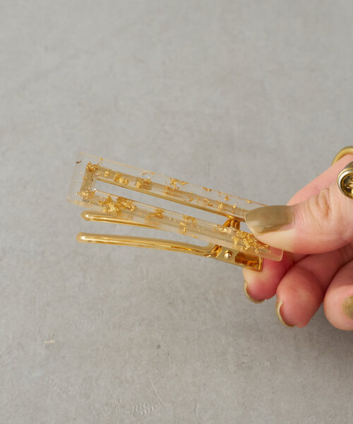 BIRTHDAY BAR（バースデイバー）の「ホイルリーフヘアピンセット（ヘアバンド・レディース・ゴールド/シルバー・0）」の6枚目の写真