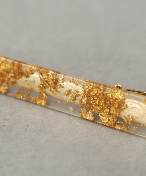 BIRTHDAY BAR（バースデイバー）の「ホイルリーフヘアピンセット（ヘアバンド・レディース・ゴールド/シルバー・0）」の3枚目の写真