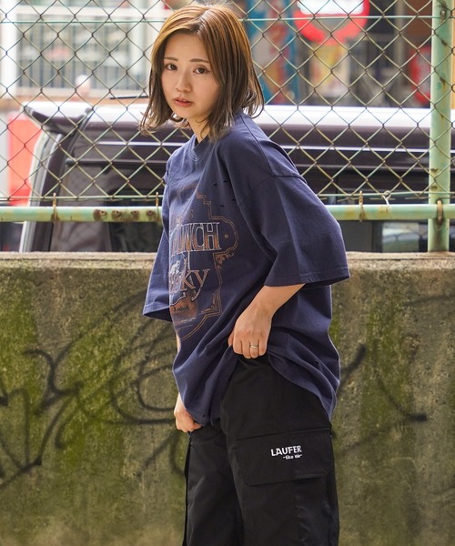 1111clothing(ワンフォークロージング)の「【unisex】ダメージ バイオウォッシュ加工 Tシャツ / オーバーサイズ クルーネック Tシャツ(Tシャツ/カットソー・メンズ・ホワイト系1/ホワイト系3/グレー系2/グレー系3/ネイビー系1/ネイビー系2・M/L)」の11枚目の写真