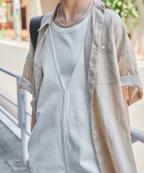 Spick & Span（スピックアンドスパン）の「デニムショートコンビネゾン