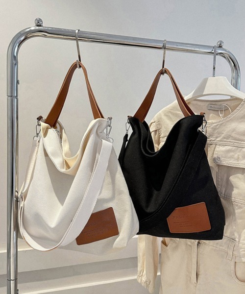 Miniministore(ミニミニストア)の「トートバッグ レディースショルダーバッグ(ショルダーバッグ・レディース・ブラック/アイボリー・FREE)」の15枚目の写真