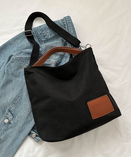 Miniministore(ミニミニストア)の「トートバッグ レディースショルダーバッグ(ショルダーバッグ・レディース・ブラック/アイボリー・FREE)」の19枚目の写真