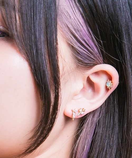 Os accessory(オズアクセサリー)の「Os -オズ- 【金属アレルギー対応】 カラフル18Gボディピアス(ピアス(片耳用)・レディース・ブルー/オレンジ/ピンク・ONE SIZE)」の8枚目の写真