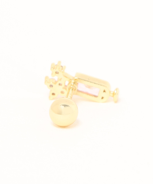 Os accessory(オズアクセサリー)の「Os -オズ- 【金属アレルギー対応】 カラフル18Gボディピアス(ピアス(片耳用)・レディース・ブルー/オレンジ/ピンク・ONE SIZE)」の10枚目の写真