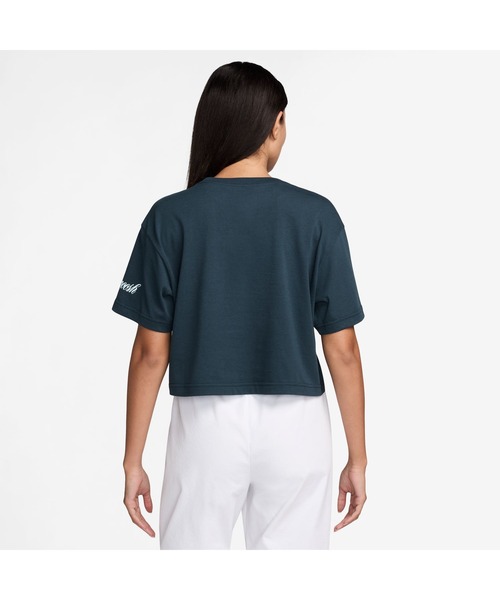 NIKE（ナイキ）の「ナイキ NIKE ナイキ  NSW OC VARZITY S/S Tシャツ（Tシャツ/カットソー・レディース・ブラック/ネイビー・S/M/L/XL）」の3枚目の写真