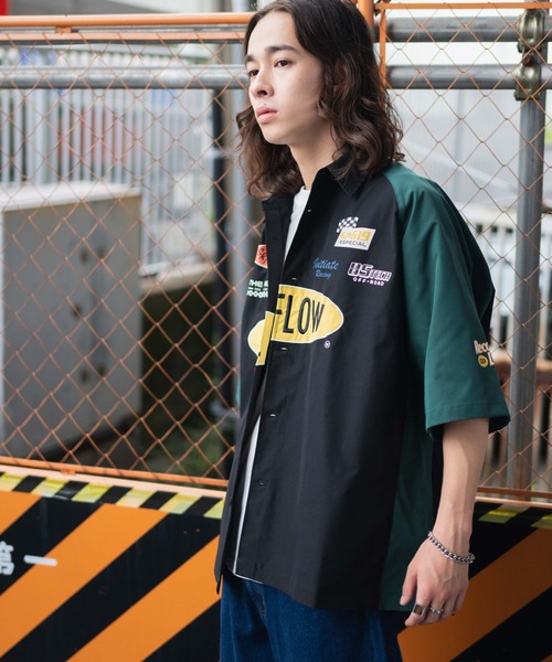 WEGO(ウィゴー)の「WEGO/レーシングシャツ(シャツ/ブラウス・メンズ・ブラック/ダークグリーン・LARGE/MEDIUM)」の19枚目の写真