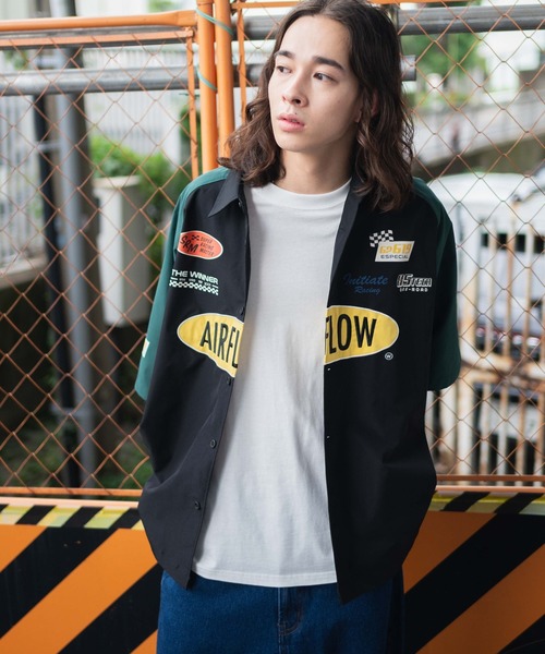 WEGO(ウィゴー)の「WEGO/レーシングシャツ(シャツ/ブラウス・メンズ・ブラック/ダークグリーン・LARGE/MEDIUM)」の20枚目の写真
