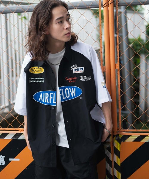 WEGO(ウィゴー)の「WEGO/レーシングシャツ(シャツ/ブラウス・メンズ・ブラック/ダークグリーン・LARGE/MEDIUM)」の17枚目の写真