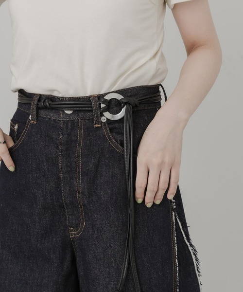 SMELLY（スメリー）の「リングコードベルト（ベルト・レディース・ブラック・-）」の8枚目の写真