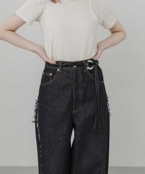 SMELLY（スメリー）の「リングコードベルト（ベルト・レディース・ブラック・-）」の5枚目の写真