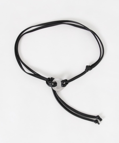 SMELLY（スメリー）の「リングコードベルト（ベルト・レディース・ブラック・-）」の4枚目の写真