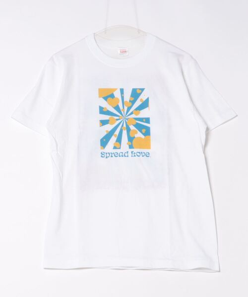 B.I.D.(ビーアイディー)の「《Spread Love》オリジナルプリント S/S T(Tシャツ/カットソー・レディース・ブラック/ホワイト・LARGE/MEDIUM/SMALL)」の2枚目の写真