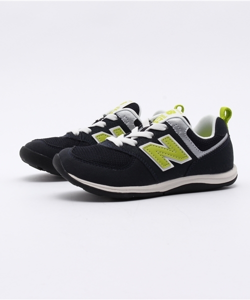NEW BALANCE（ニューバランス）の「【NEWBALANCE】ニューバランス574（スニーカー・キッズ・グレー/ネイビー/シルバー/ゴールド・20/19/17/21/18）」の2枚目の写真