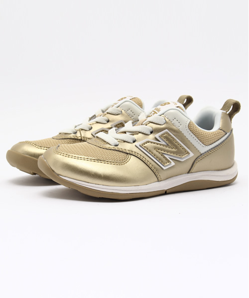 NEW BALANCE（ニューバランス）の「【NEWBALANCE】ニューバランス574（スニーカー・キッズ・グレー/ネイビー/シルバー/ゴールド・20/19/17/21/18）」の4枚目の写真