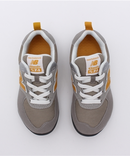 NEW BALANCE（ニューバランス）の「【NEWBALANCE】ニューバランス574（スニーカー・キッズ・グレー/ネイビー/シルバー/ゴールド・20/19/17/21/18）」の8枚目の写真