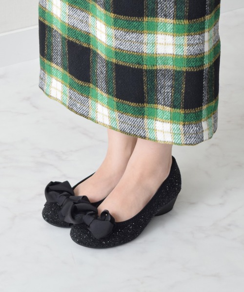 Bridget Birkin(ブリジットバーキン)の「【Bridget Birkin Walk】リボンウォーキングパンプス(545240)(パンプス・レディース・ブラック系その他2/ブラック系その他/グレー系その他/グレー系その他2・22.5/23/23.5/24/24.5)」の7枚目の写真