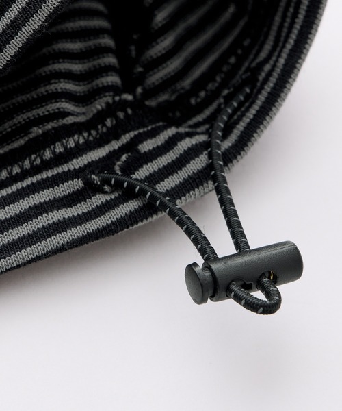 THE CRAFT CREW PRODUCTS（ザクラフトクループロダクツ）の「ドロスト ファンクショナルファブリック ビッグシルエット ボーダーTシャツ【THE CRAFT CREW PRODUCTS】（Tシャツ/カットソー・メンズ・ブラック/ダークブラウン/ホワイト/ダークネイビー/ダークオリーブ・M/L/S）」の9枚目の写真