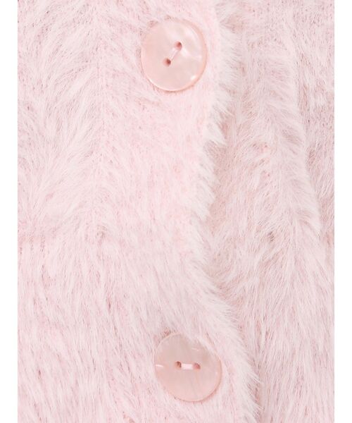 dazzlin（ダズリン）の「コンパクトミニシャギーカーディガン（カーディガン/ボレロ・レディース・オフホワイト/ライトグレー/ピンク/イエロー/モカ・FREE）」の11枚目の写真