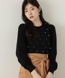 PROPORTION BODY DRESSING | アイレットパールニット / 1214270922(ニット/セーター)