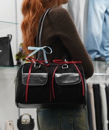 GLARE（グレア）の「【GLARE】リボン ボストンバッグ / Ribbon Boston Bag（ボストンバッグ）」