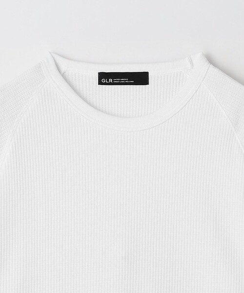 green label relaxing（グリーンレーベルリラクシング）の「ドライワッフル クルーネック Tシャツ -吸水速乾-（Tシャツ/カットソー・メンズ・ホワイト/ブラウン/ブラック/グレー・XXL/XS/S/M/L/XL）」の21枚目の写真