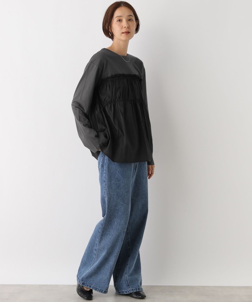 リッサ様 セール】アソートドッキング長袖T 146934（Tシャツ/カットソー