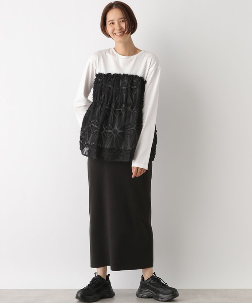 リッサ様 セール】アソートドッキング長袖T 146934（Tシャツ/カットソー