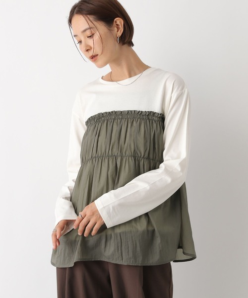 リッサ様 セール】アソートドッキング長袖T 146934（Tシャツ/カットソー