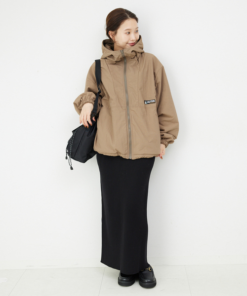 Drifter(ドリフター)の「DRIFTER/ドリフター HANDLE BUCKET TOTE DFV1615(ショルダーバッグ・レディース・ブラック/ベージュ/チャコールグレー・FREE)」の4枚目の写真