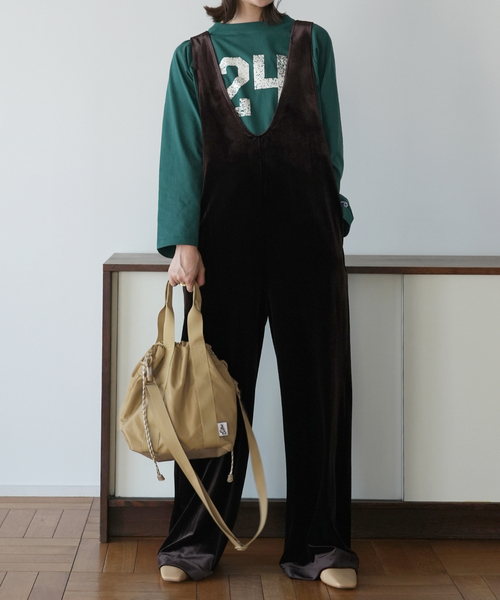 Drifter(ドリフター)の「DRIFTER/ドリフター HANDLE BUCKET TOTE DFV1615(ショルダーバッグ・レディース・ブラック/ベージュ/チャコールグレー・FREE)」の15枚目の写真