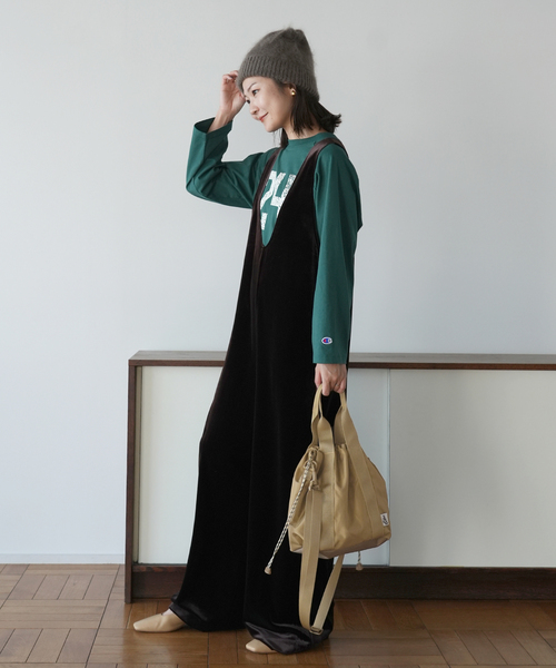 Drifter(ドリフター)の「DRIFTER/ドリフター HANDLE BUCKET TOTE DFV1615(ショルダーバッグ・レディース・ブラック/ベージュ/チャコールグレー・FREE)」の16枚目の写真