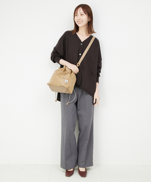 Drifter(ドリフター)の「DRIFTER/ドリフター HANDLE BUCKET TOTE DFV1615(ショルダーバッグ・レディース・ブラック/ベージュ/チャコールグレー・FREE)」の20枚目の写真