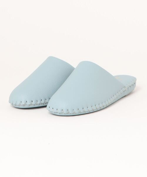 KID BLUE（キッドブルー）の「キッドブルー -ＫＢフェイクレザースリッパ -スリッパ -KUAW120 -kidblue（ルームシューズ/スリッパ・レディース・アイボリー/グリーン系その他・unisex M/unisex L）」の2枚目の写真