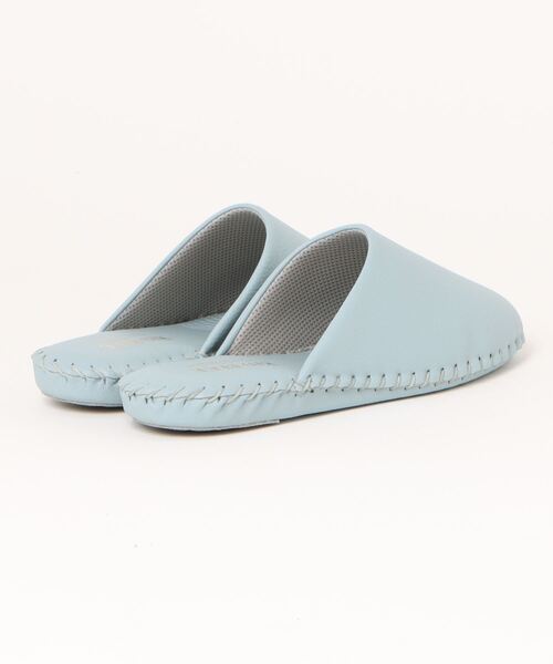 KID BLUE（キッドブルー）の「キッドブルー -ＫＢフェイクレザースリッパ -スリッパ -KUAW120 -kidblue（ルームシューズ/スリッパ・レディース・アイボリー/グリーン系その他・unisex M/unisex L）」の3枚目の写真