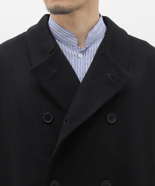 セール】【GABRIELA COLL GARMENTS】 HEAVY WOOL BREASTED COAT S13