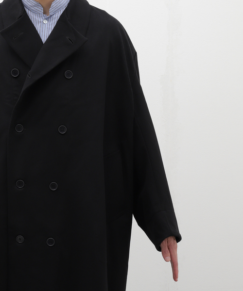Gabriela Coll Garments(ガブリエラコールガーメンツ)の「【GABRIELA COLL GARMENTS】 HEAVY WOOL BREASTED COAT S13-230(その他アウター・メンズ・ブラック・3)」の6枚目の写真